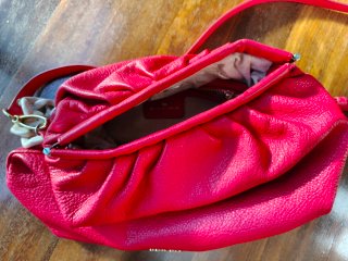 Bolso Gloria Ortiz Rojo Cadena Blanca