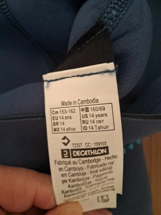 Bañador Neopreno 14 Años