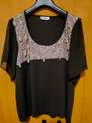 Twin set donna Perla nero beige tg 46 italiana
