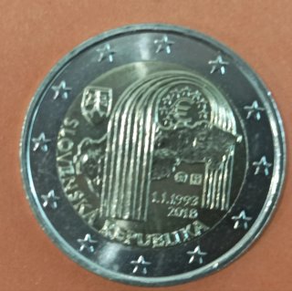 Moneda 2 euros Eslovaquia 2018. S/C