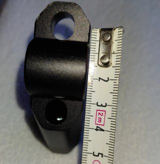 Elevadores Manillar Moto 7/8 (22mm) Negro