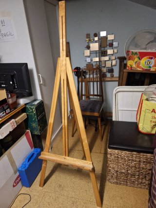 Caballete de Pintura de Madera
