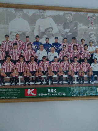 Cuadro Athletic Club 1997-1998 50 x 70cm