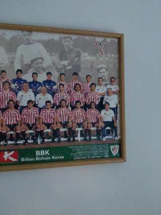Cuadro Athletic Club 1997-1998 50 x 70cm