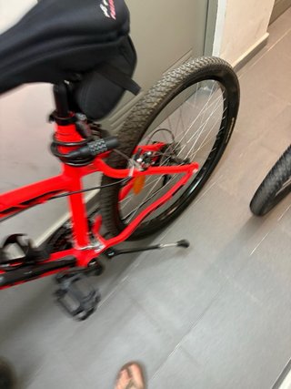 Bicicletas Naranja y Verde