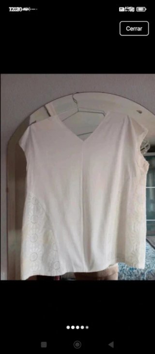Blusa Verano Purificación García Blanca