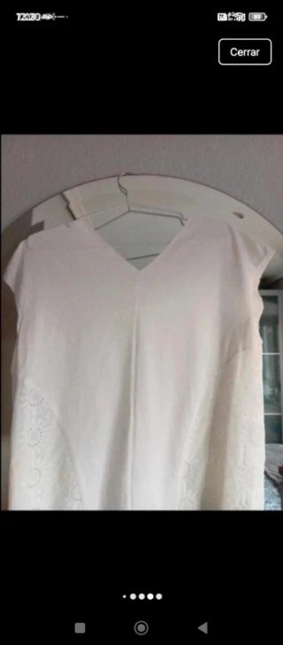 Blusa Verano Purificación García Blanca