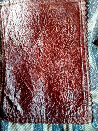 Cazadora cuero hombre diseño retro