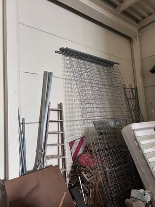 Lote material obra: andamios, escaleras