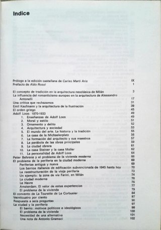 Para una Arquitectura de Tendencia.