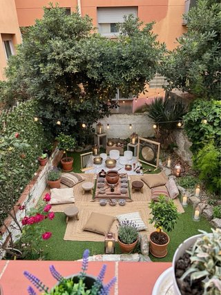 Estudio jardín  para profesionales del bienestar