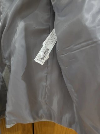Abrigo Stradivarius Gris Talla L