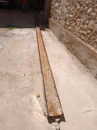 Viga de hierro 9 metros