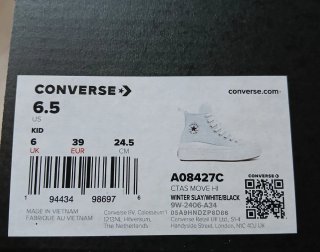 Nuevo Converse All Star azul Talla 39