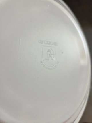 3 Platos Arcopal Aros Amarillos