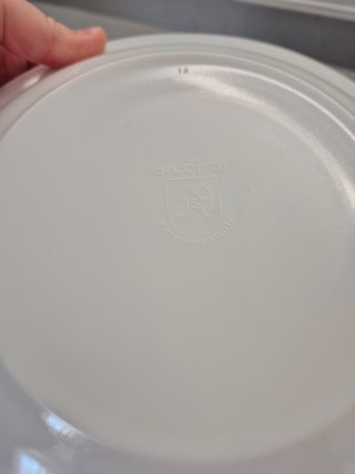 3 Platos Hondos Porcelana Arcopal