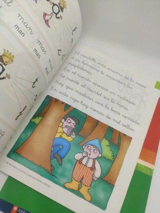 Letrilandia 1 y 2 libro de lectura