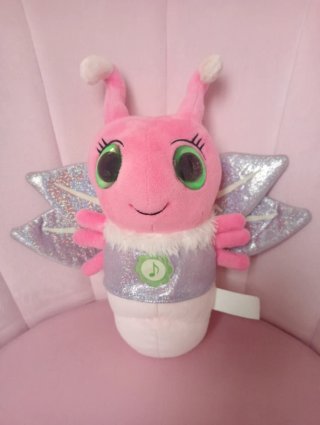 Peluche Gusilu Luciérnaga Rosa
