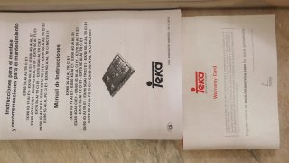 Placa de cocina a gas con encendido eléctrico