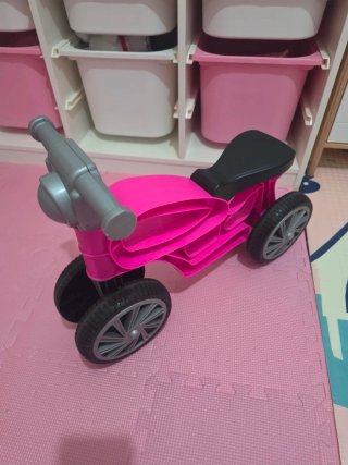 Bici de aprendizaje rosa