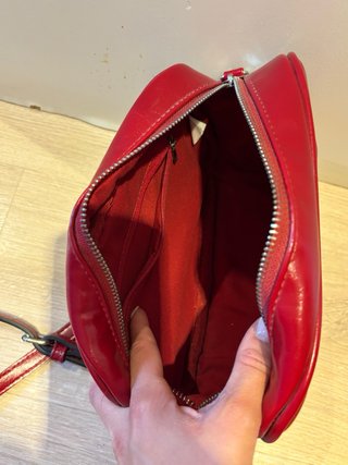 Bolso rojo acolchado