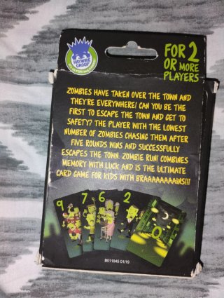 Juego de cartas Zombie Run!