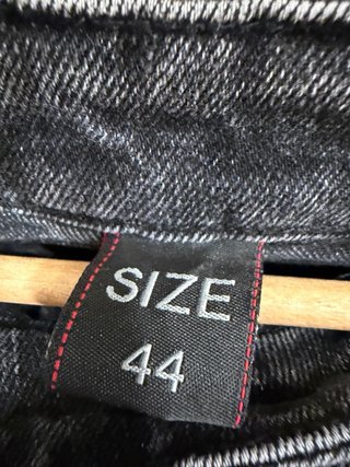 Jeans cargo neri tasconi taglia 44