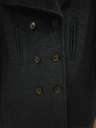 Abrigo Spera Basic oversize azul.