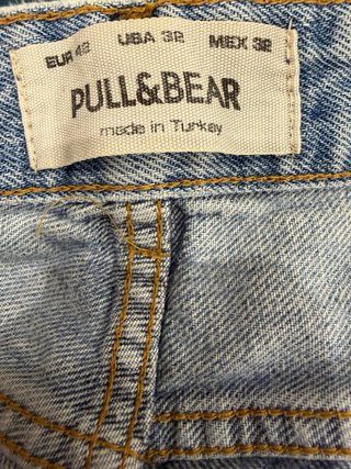 Jeans Pull&Bear Straight Fit Azzurri Taglia 42