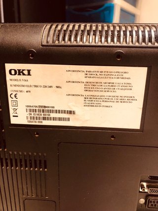 TV OKI V16A Negra