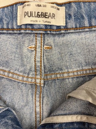Jeans Pull&Bear azzurri relaxed fit taglia 48