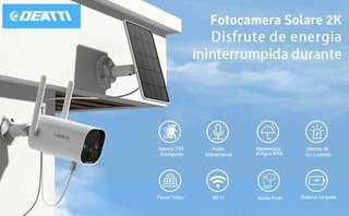 Cámara Vigilancia Exterior DEATTI Solar