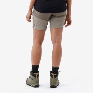 Pantalón desmontable de montaña y trekking Mujer Forclaz