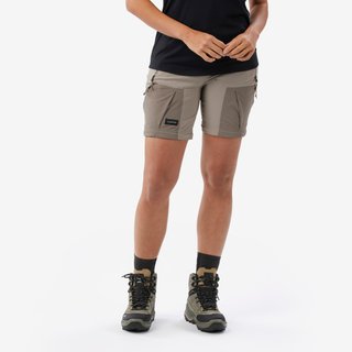 Pantalón desmontable de montaña y trekking Mujer Forclaz