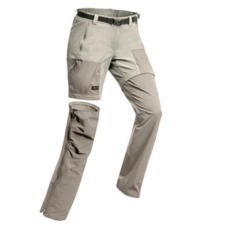 Pantalón desmontable de montaña y trekking Mujer Forclaz