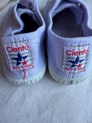 Zapatillas algodón verano talla 24