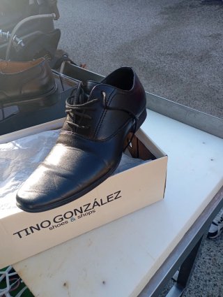Zapatos Tino Gonzalez Hombre Talla 41 Negro