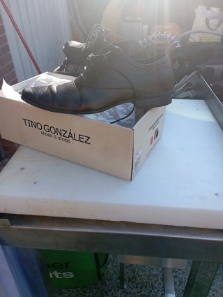 Zapatos Tino Gonzalez Hombre Talla 41 Negro