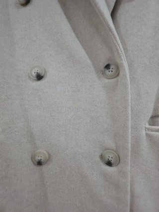 Abrigo Stradivarius Beige Talla XS