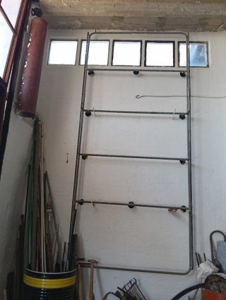 Parrilla tubo galvanizado 3/4