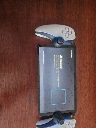 Consola Portátil Negra y Blanca + funda