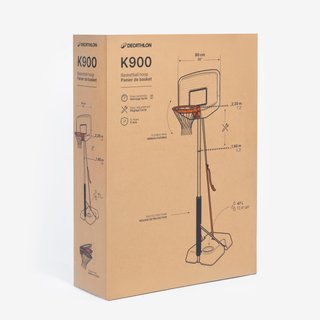Canasta de baloncesto infantil con soporte para mates