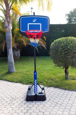 Canasta de baloncesto infantil con soporte para mates