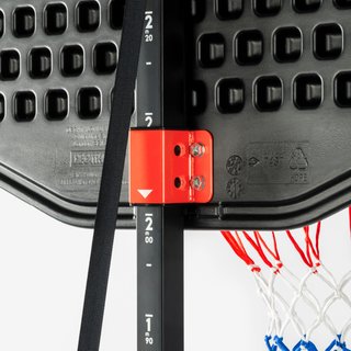 Canasta de baloncesto infantil con soporte para mates