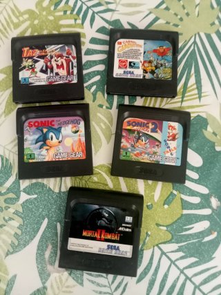 Lote 5 Juegos Sega Game Gear PAL