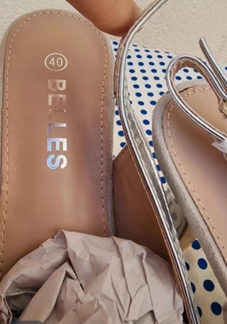 Zapatos tacón gris/plata talla 40 nuevos