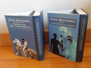 Varios libros de Rosa Montero en tapa dura