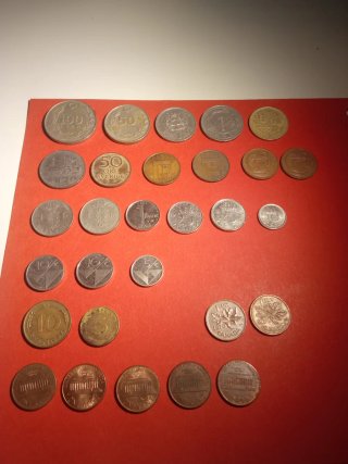 Lote Monedas Antiguas Internacionales