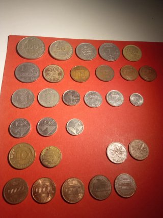 Lote Monedas Antiguas Internacionales