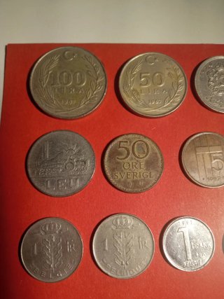 Lote Monedas Antiguas Internacionales